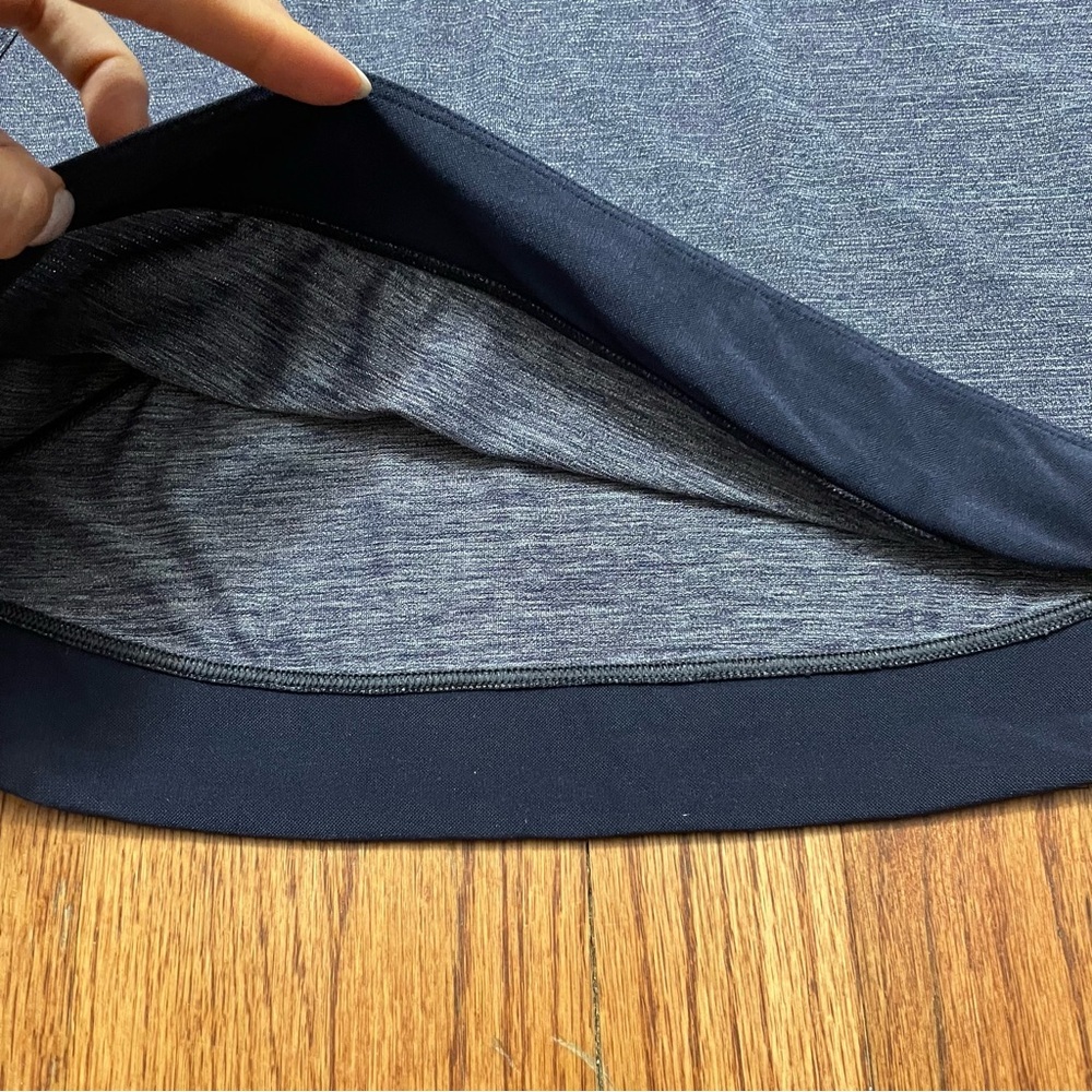 Lululemon Pace Perfect Tank in Heathered Midnight Navy / Midnight Navy - Picture 12 of 14